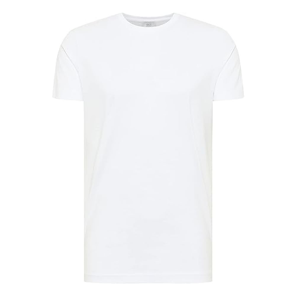 Eterna Mens Crew Neck T Shirt, Off White